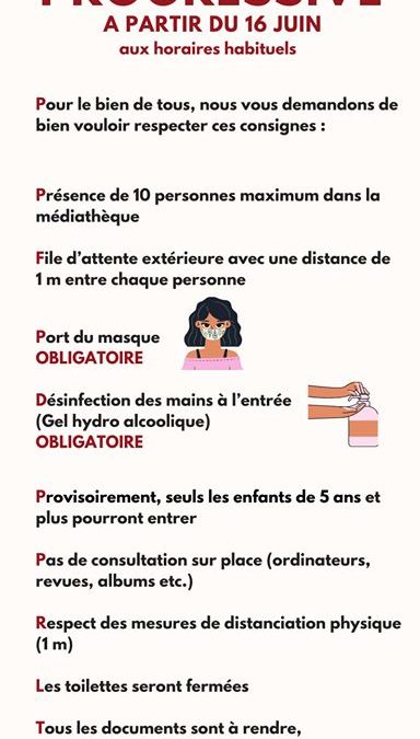 Réouverture de la médiathèque l&rsquo;Ellipse