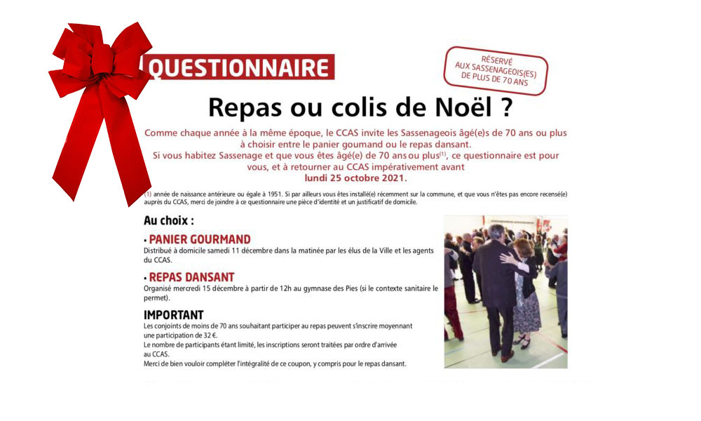 Plutôt repas dansant ou colis de Noël ?
